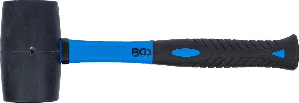 Gumikalapács | üvegszálas nyél | fekete fejű | Ø 65 mm | 720 g