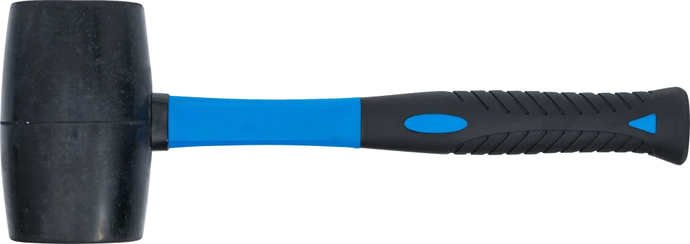 Gumikalapács | üvegszálas nyél | fekete fejű | Ø 70 mm | 900 g