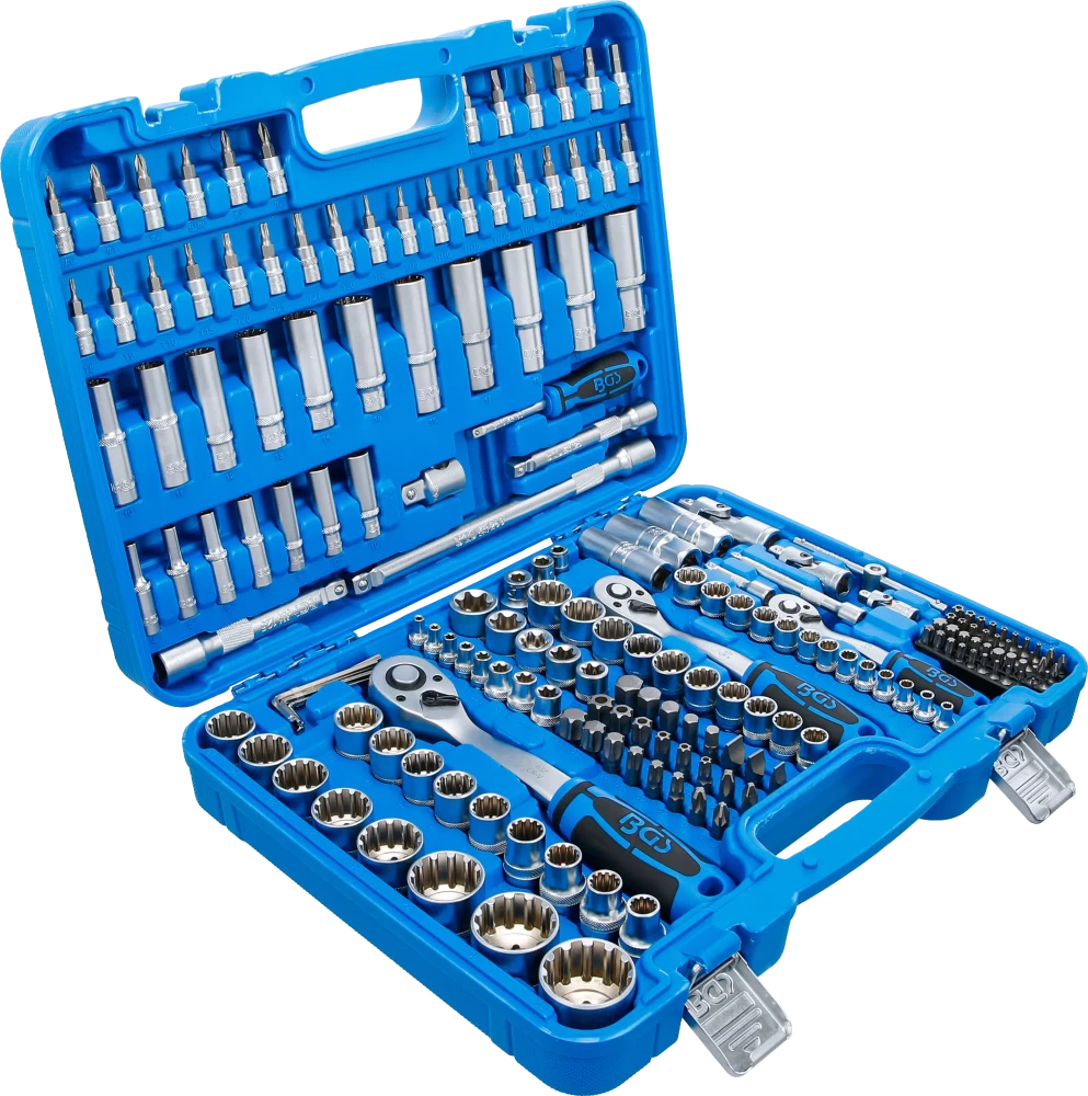 Dugókulcskészlet Gear Lock | 6,3 mm (1/4") / 10 mm (3/8") / 12,5 mm (1/2") | 192 darabos