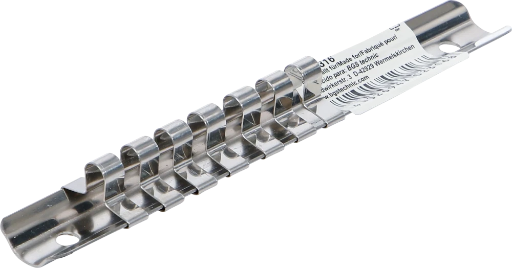 Dugókulcstartó sín 7 kapoccsal | 6,3 mm (1/4")