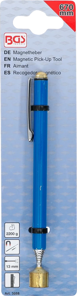 Mágneses felszedő | 670 mm | Húzóerő: 2,2 kg