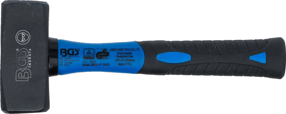 Ráverő kalapács | üvegszálas nyéllel | DIN 6475 | 1250 g