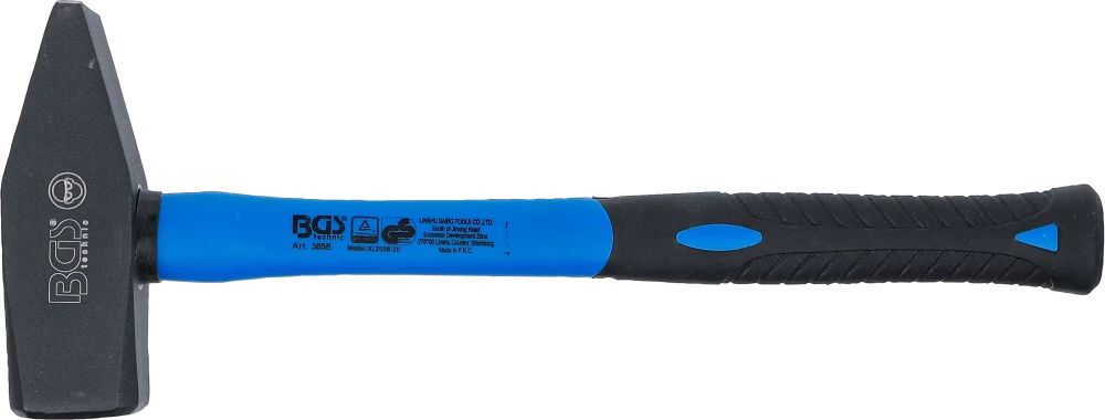 Lakatoskalapács | üvegszálas nyéllel | DIN 1041 | 2000 g