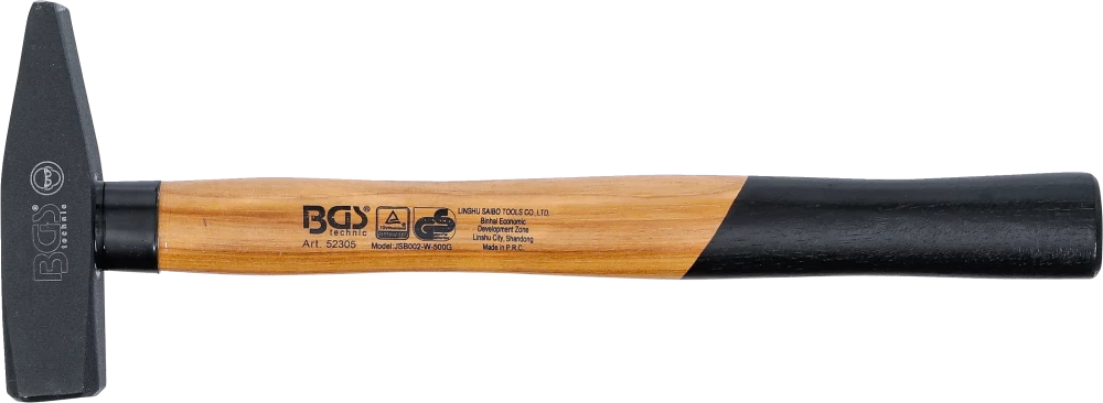 Lakatoskalapács | Hickory nyéllel | DIN 1041 | 500 g