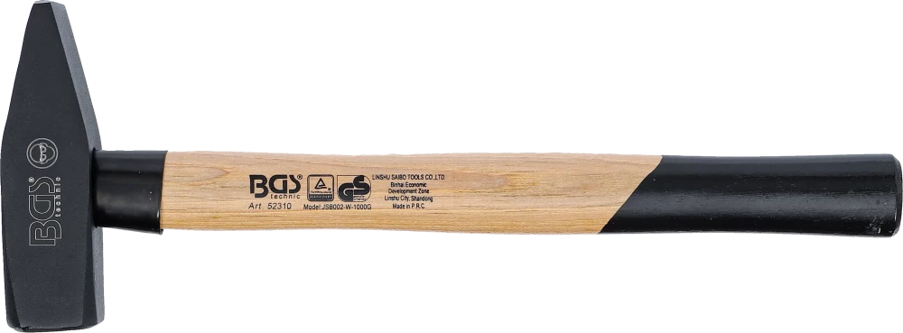 Lakatoskalapács | Hickory nyéllel | DIN 1041 | 1000 g