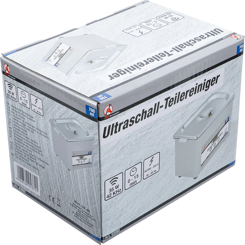 Ultrahangos alkatrésztisztító | 700 ml