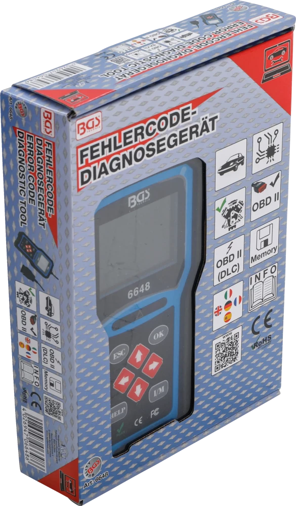 OBD 2 (EOBD) hibakódolvasó