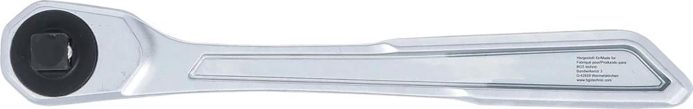 Racsnis kulcs | extra lapos | finomfogazású | 12,5 mm (1/2")