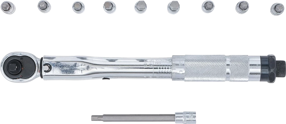 Nyomatékkulcs-készlet | 6,3 mm (1/4") | 2 - 24 Nm | 11 darabos
