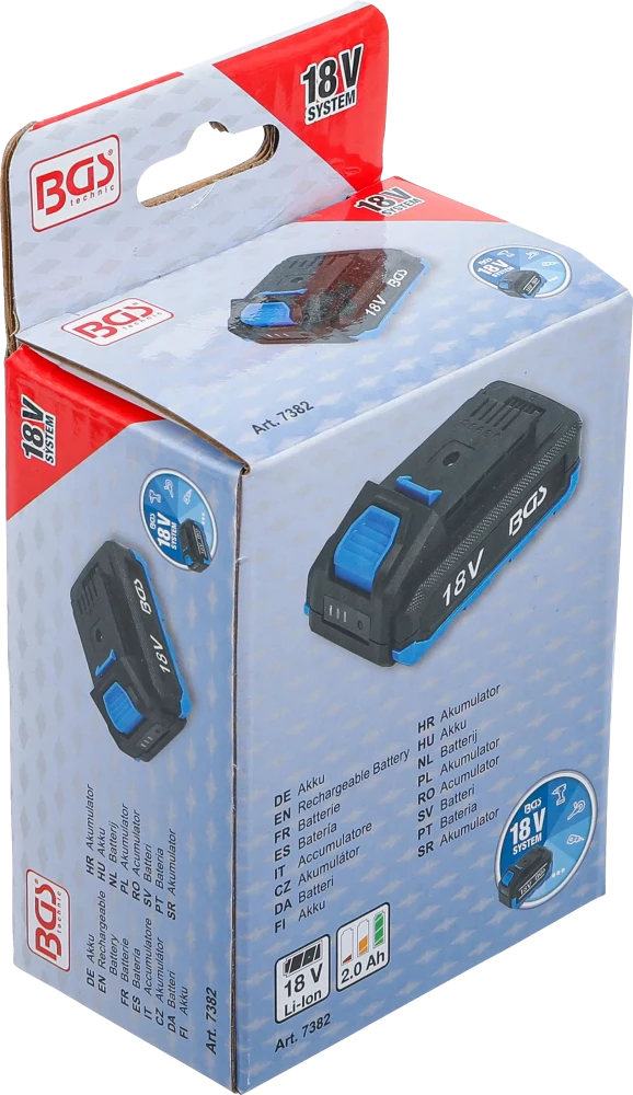 Akku | 2,0 Ah | BGS 18 V-os akkurendszerhez
