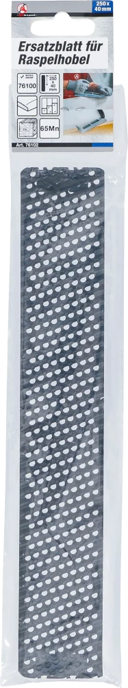 Cserepenge raspoló gyaluhoz | 250 x 40 mm