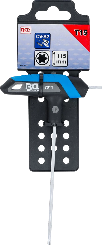 Csavarhúzó T-fogantyúval | T-profil (Torx) | T15