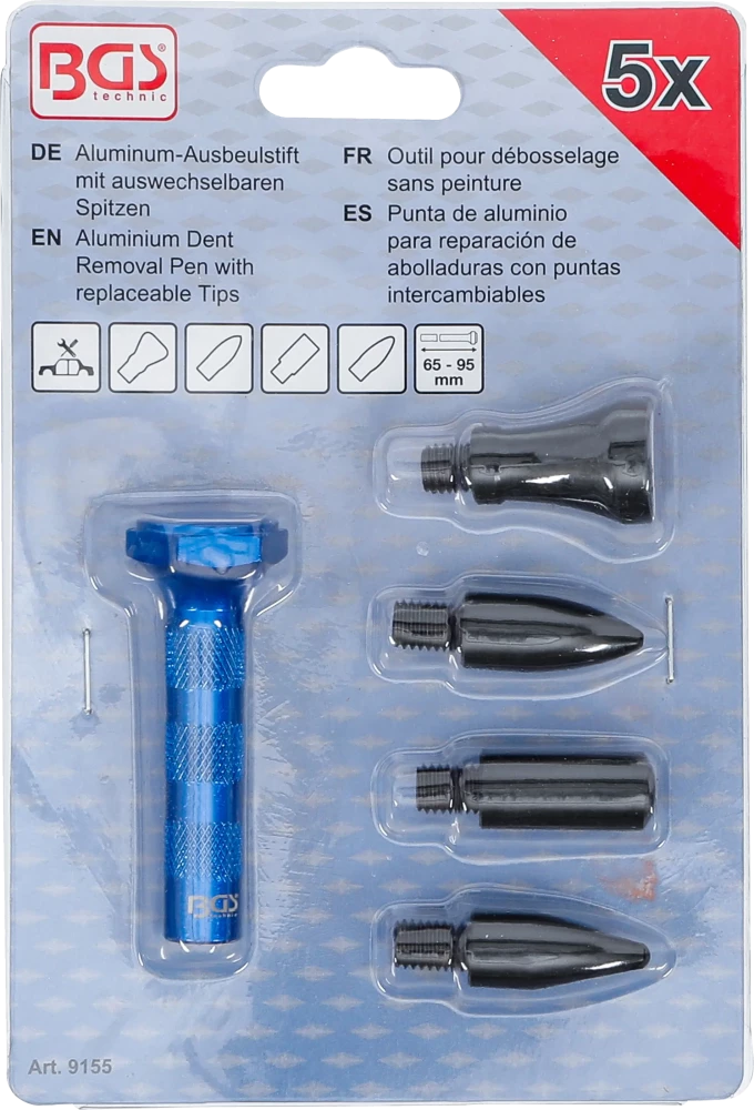 Alumínium horpadáskinyomó toll cserélhető fejekkel | 100 mm