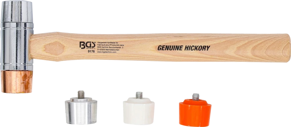 Kalapács cserélhető fej | Hickory nyéllel | Ø 35 mm