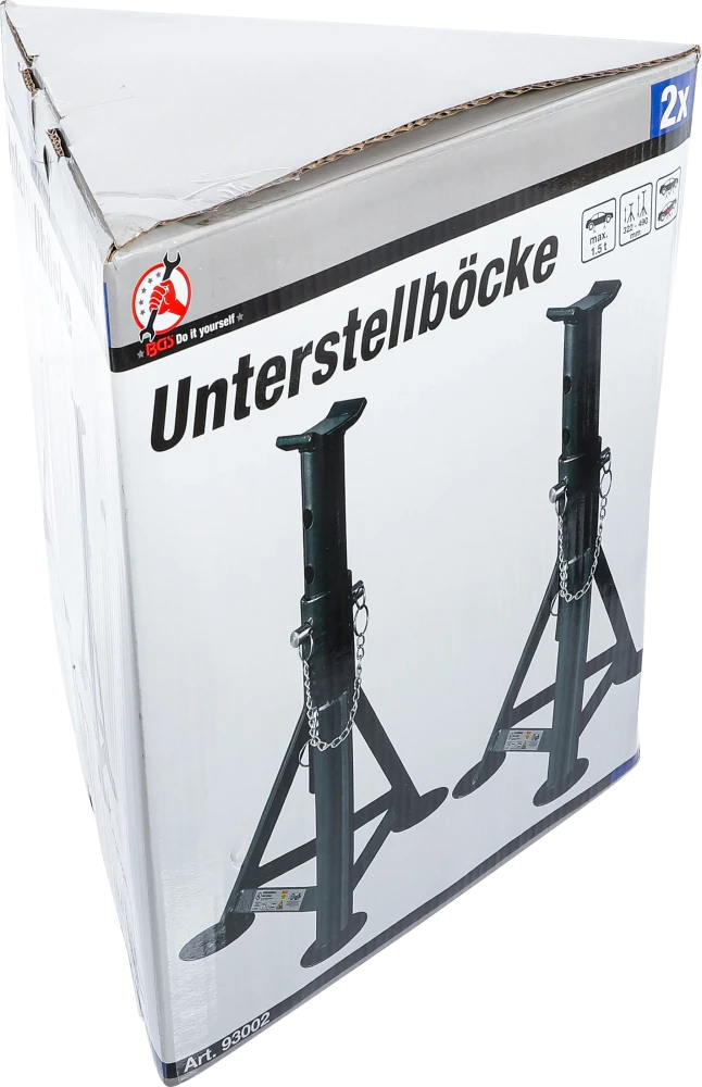 Tartóbakok | Teherbírás: 1500 kg/pár | Emelés: 322 - 490 mm | 1 pár