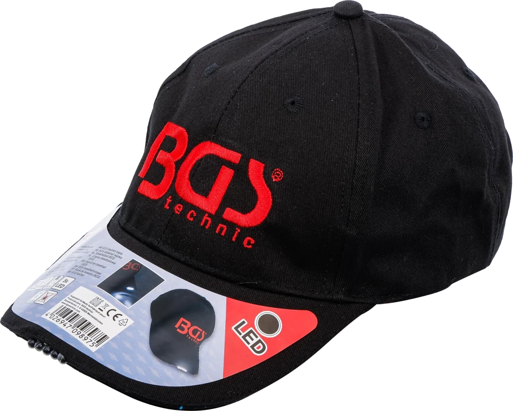 BGS baseball sapka | LED-es lámpával