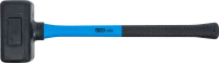 Műanyag kalapács | üvegszálas nyél | visszaütésmentes | Ø 70 mm | 2100 g