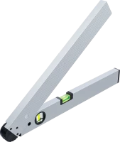 Digitális LCD szögmérő vízmértékkel | 450 mm