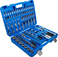 Dugókulcskészlet | 6,3 mm (1/4") / 12,5 mm (1/2") | 150 darabos