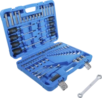 Szerszámkészlet | 6,3 mm (1/4") + 12,5 mm (1/2") | E-profil / T-profil (Torx) | 84 darabos