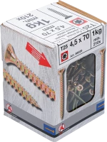 Univerzális csavarok | T-profil (Torx) T20 | 4,5 x 70 mm | 1 kg / 210 db