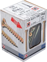 Univerzális csavarok | T-profil (Torx) T25 | 6,0 x 100 mm  | 1 kg / 80 db