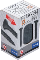 Gipszkarton csavar | PH2 | durvamenet | 3,9 x 25 mm | 200 darab
