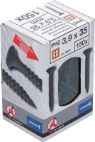 Gipszkarton csavar | PH2 | durvamenet | 3,9 x 35 mm | 150 darab
