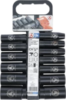 Levegős dugókulcskészlet | 12,5 mm (1/2") | 10 - 32 mm | 13 darabos