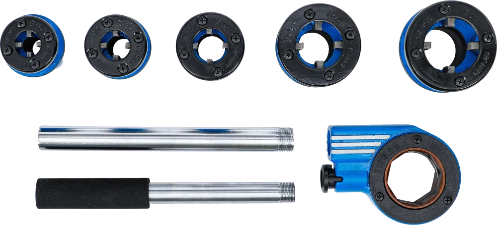 Csőmenetmetsző készlet | 3/8" - 1.1/4" | 7 darabos