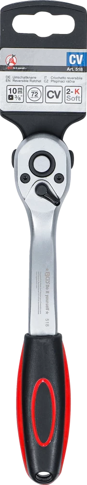 Racsnis kulcs | finomfogazású | 10 mm (3/8")