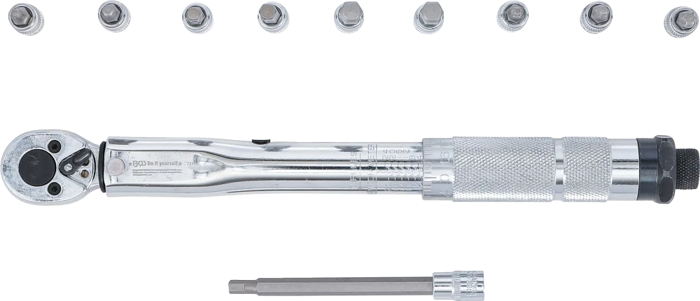 Nyomatékkulcs-készlet | 6,3 mm (1/4") | 2 - 24 Nm | 11 darabos