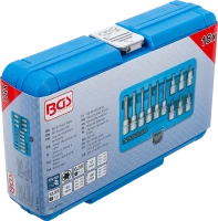 Behajtófej-készlet | 6,3 mm (1/4") / 12,5 mm (1/2") | T-profil (Torx) | 18 darabos