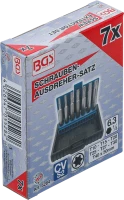 Csavarkiszedő készlet | hibás T-profilhoz (Torx) T10 - T40 | 7 darabos