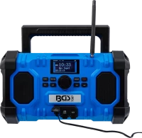 Akkumulátoros DAB rádió | hibrid | 18 V és 230 V | akkumulátor nélkül
