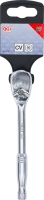 Racsnis kulcs | Tömör acél | finomfogazású | 6,3 mm (1/4")