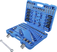 Szerszámkészlet | 6,3 mm (1/4") + 12,5 mm (1/2") | E-profil / T-profil (Torx) | 84 darabos