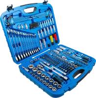 Dugókulcskészlet | 6,3 mm (1/4") / 10 mm (3/8") / 12,5 mm (1/2") | 218 darabos