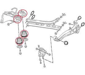 Längslenkerbuchsen-Werkzeug-Satz | für Opel Vectra 
