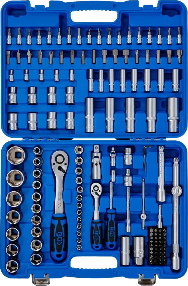 Dugókulcskészlet | 6,3 mm (1/4") / 12,5 mm (1/2") | 150 darabos