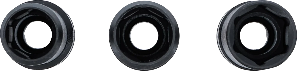 Speciális, levegős dugókulcsbetét-készlet | 12,5 mm (1/2“) | 17 / 19 / 21 mm | 3 darabos