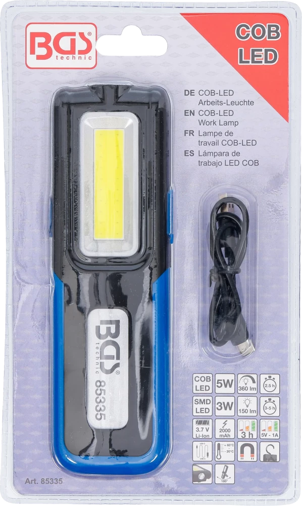 COB-LED munkalámpa | összecsukható