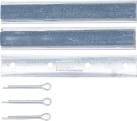 Tartalék szorítópofák honolószerszámhoz BGS 1157 | 100 mm-es pofák | K 280 | 3 darabos