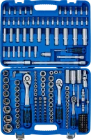Dugókulcskészlet, hatszögletű | 6,3 mm (1/4") / 10 mm (3/8") / 12,5 mm (1/2") | 192 darabos