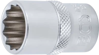 Dugókulcskészlet, tizenkétszögletű | 12,5 mm (1/2") | coll méretek | 10 darabos