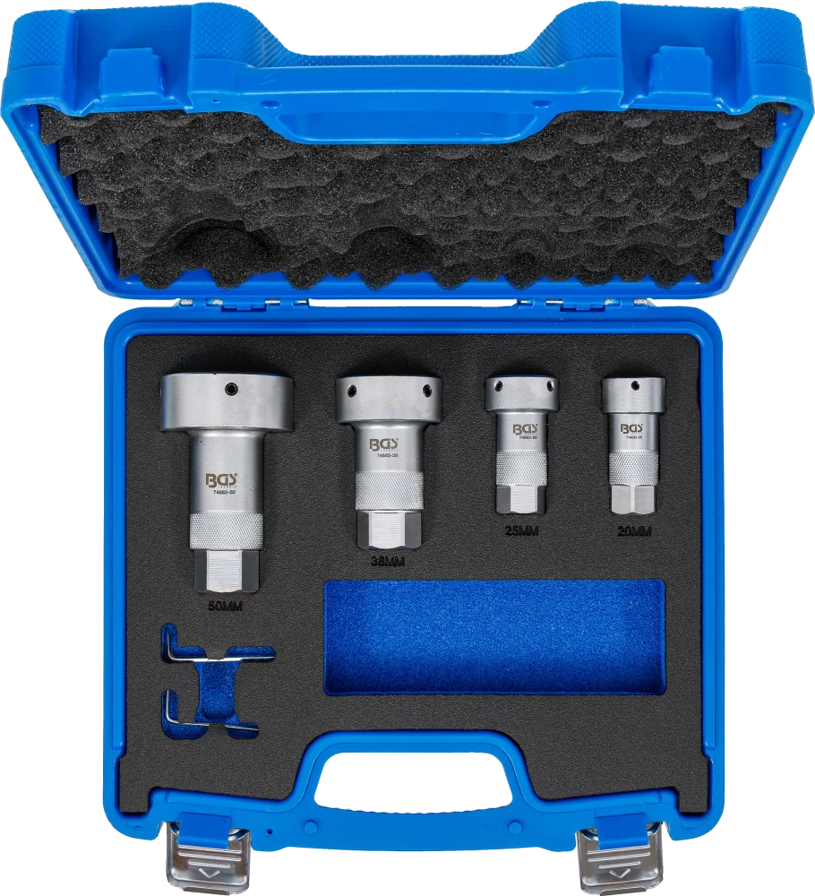 Menetmetsző tartó készlet | 10 mm (3/8") / 12,5 mm (1/2") | 4 darabos