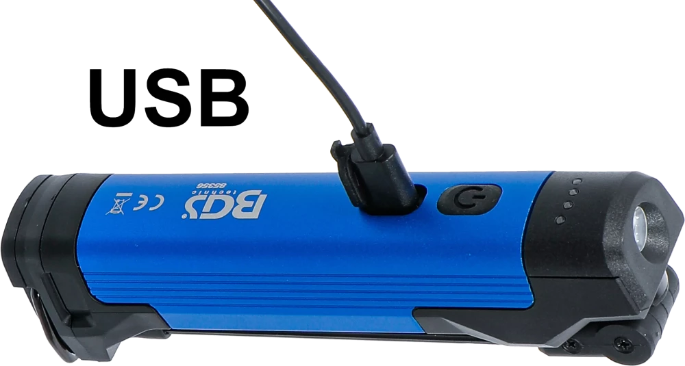 Akkumulátoros elhajlítható lámpa | COB-LED | 4 W