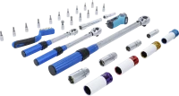 Nyomatékkulcs-készlet | 6,3 mm (1/4"), 10 mm (3/8"), 12,5 mm (1/2") | 31 darabos
