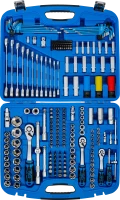 Dugókulcskészlet | 6,3 mm (1/4") / 10 mm (3/8") / 12,5 mm (1/2") | 218 darabos