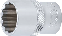 Dugókulcskészlet, tizenkétszögletű | 12,5 mm (1/2") | coll méretek | 10 darabos